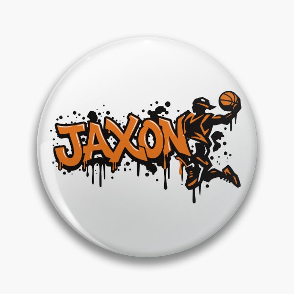 Item preview, Jaxon Basketball Graffiti Street Art Slam Dunk Design designed and sold by digital.stickerperso.com.