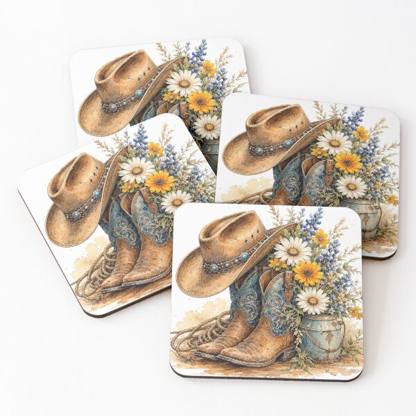 Item preview, Cowboy Boots Wildflower Bouquet designed and sold by PetalGarden.