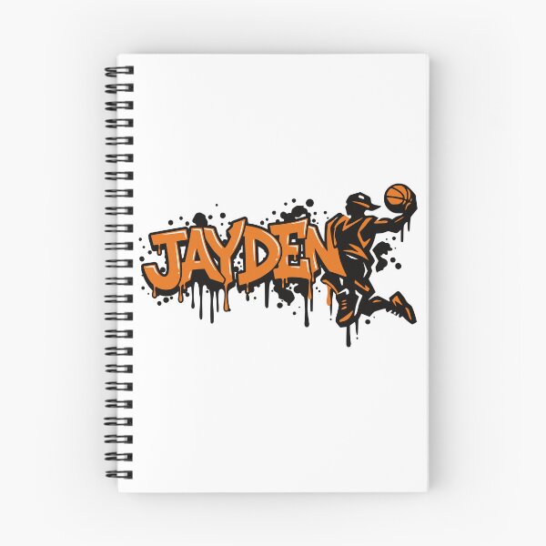 Item preview, Jayden Basketball Graffiti Street Art Slam Dunk Design designed and sold by digital.stickerperso.com.