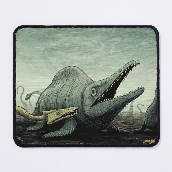 Item preview, Retro Ichthyosaur and Plesiosaurs (Anteviluvian animated short) designed and sold by Mario Lanzas.