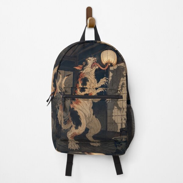 Item preview, Lantern Licker Bekeneko Cat - Vintage Japanese Ukiyo-e Woodblock  designed and sold by bapupa.
