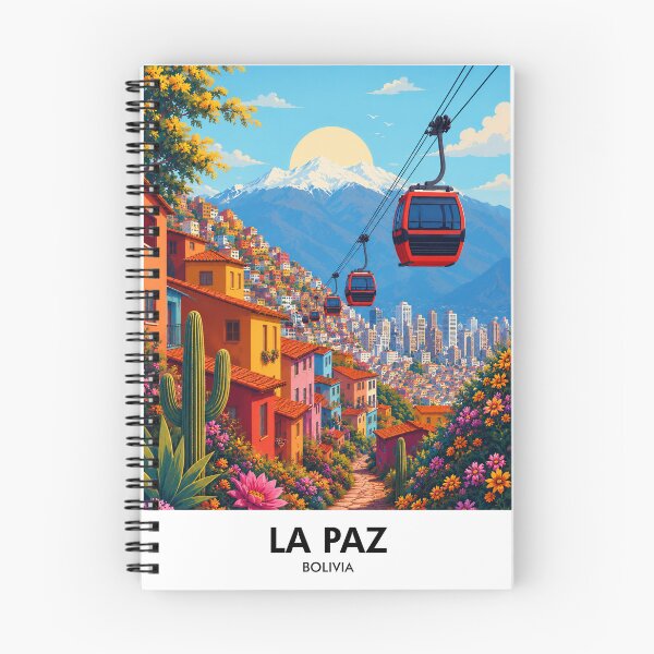 Artikelvorschau, La Paz Retro Reisedruck entworfen und verkauft von HomeLivingCo.