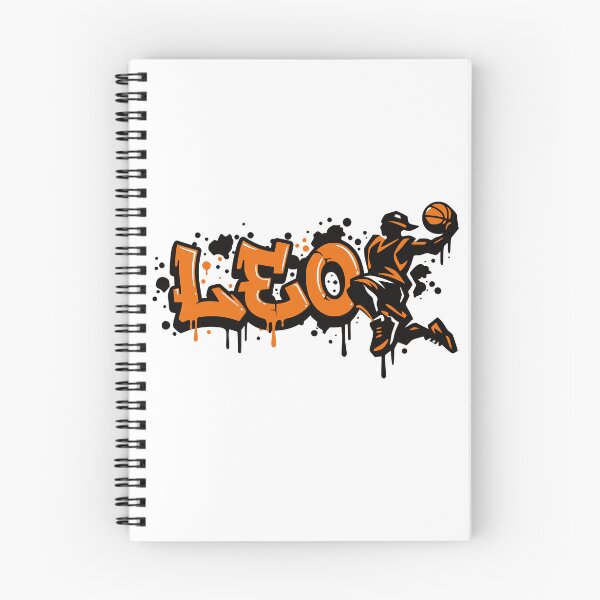 Item preview, Leo Basketball Graffiti Street Art Slam Dunk Design designed and sold by digital.stickerperso.com.