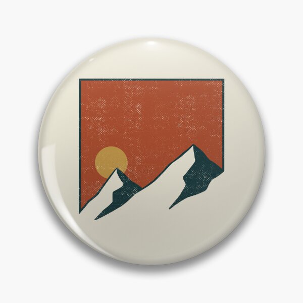 Item preview, Vintage Mountainscape - Red Version designed and sold by SommersethArt.