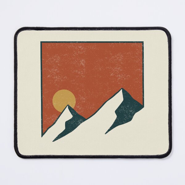Item preview, Vintage Mountainscape - Red Version designed and sold by SommersethArt.