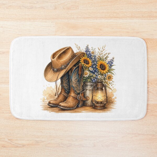Item preview, Cowboy Boots Wildflower Bouquet designed and sold by PetalGarden.