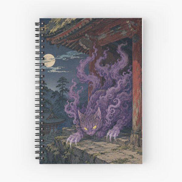 Item preview, Temple Gate Demon Cat Phantom - Vintage Japanese Ukiyo-e Woodblock  designed and sold by bapupa.