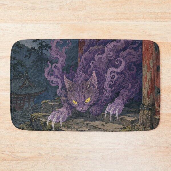 Item preview, Temple Gate Demon Cat Phantom - Vintage Japanese Ukiyo-e Woodblock  designed and sold by bapupa.