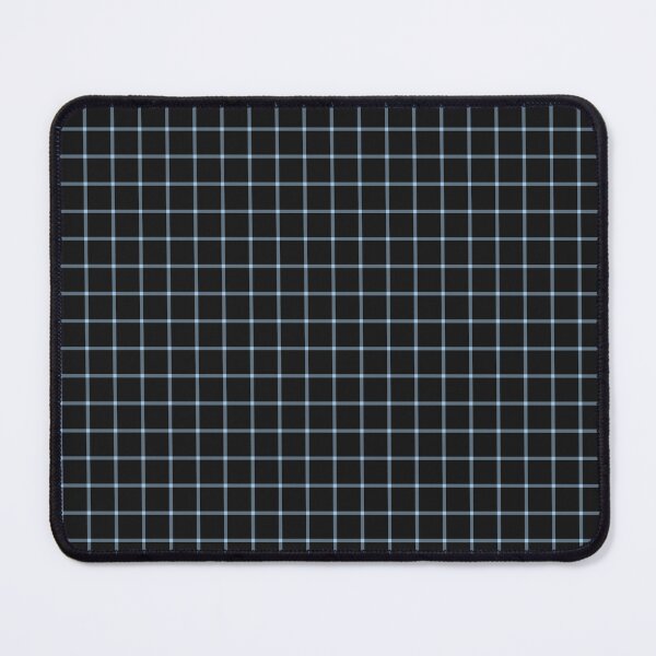 Item preview, Black And Baby Blue Mini Gingham Pattern designed and sold by pattern-archive.