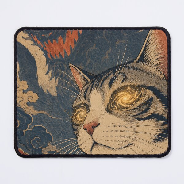Item preview, Shadow Hunter Demon Cat - Vintage Japanese Ukiyo-e Woodblock designed and sold by bapupa.