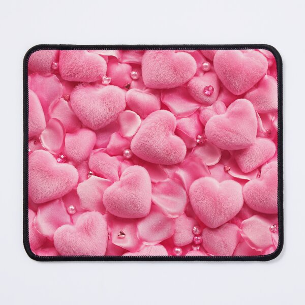 Item preview, Pink Hearts velvety pattern designed and sold by Heaven1111.