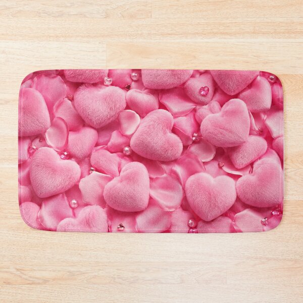 Item preview, Pink Hearts velvety pattern  designed and sold by Heaven1111.