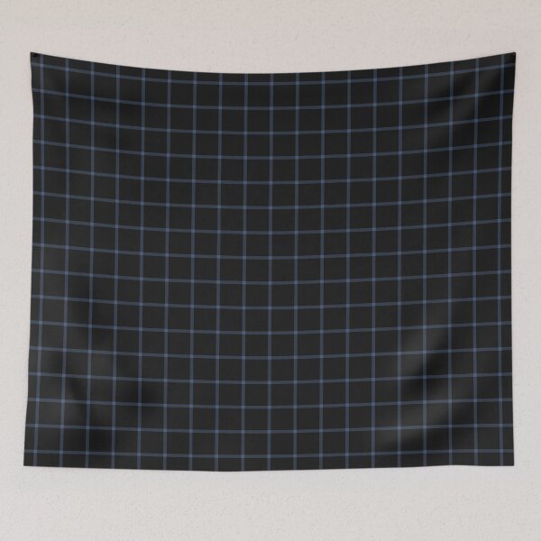 Item preview, Black And Blue Mini Gingham Pattern designed and sold by pattern-archive.