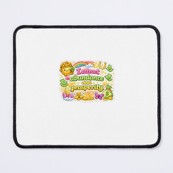 Item preview, ? I Attract Abundance & Prosperity – Viral Affirmation Sticker designed and sold by DigiAuraStudio.