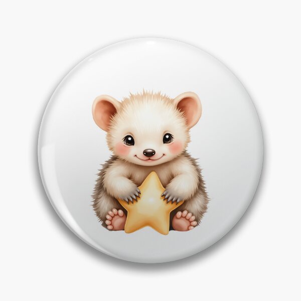 Item preview, Cute Baby Echidna Hugging Golden Star designed and sold by Passionread.
