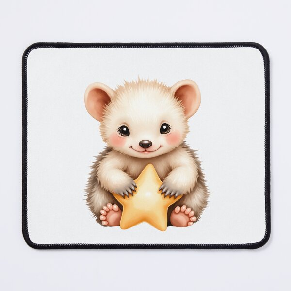 Item preview, Cute Baby Echidna Hugging Golden Star designed and sold by Passionread.