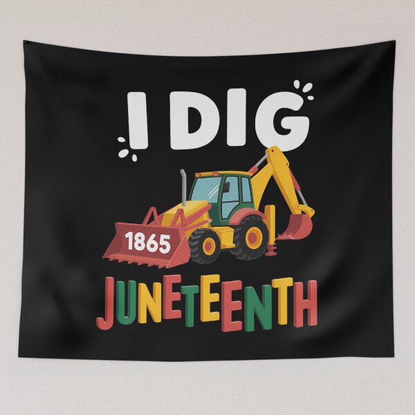 Item preview, I Dig Juneteenth 1865 Kids Toddlers Boys Construction Truck designed and sold by SapfireStuArt.
