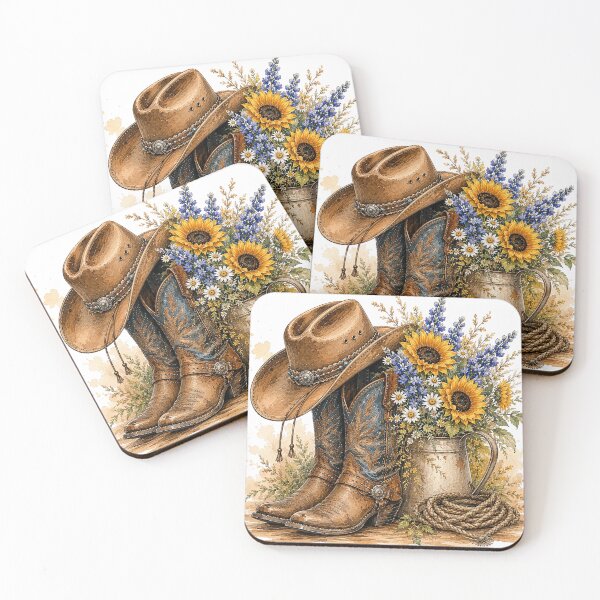 Item preview, Rustic Cowgirl Country Floral Art designed and sold by PetalGarden.