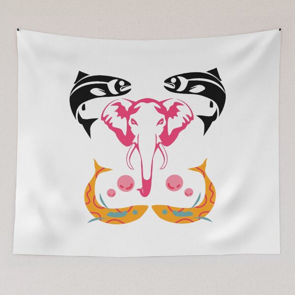 Item preview, Great Elephant Fish Art designed and sold by since20.