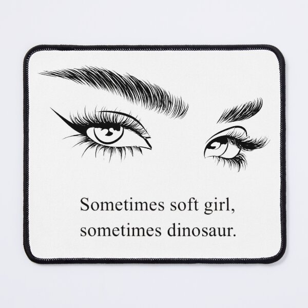 Item preview, Funny Typography with Lashes Line Art designed and sold by DesignByKhayal.
