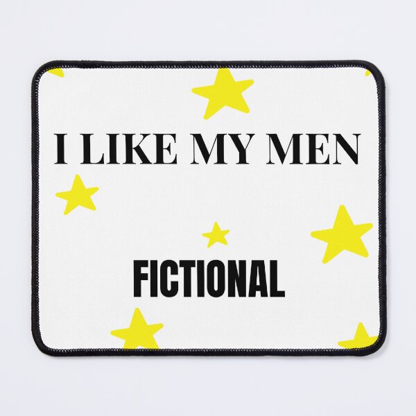 Item preview, Funny reader design for girls who prefer fictional men over real ones ? designed and sold by BookedAndDesign.