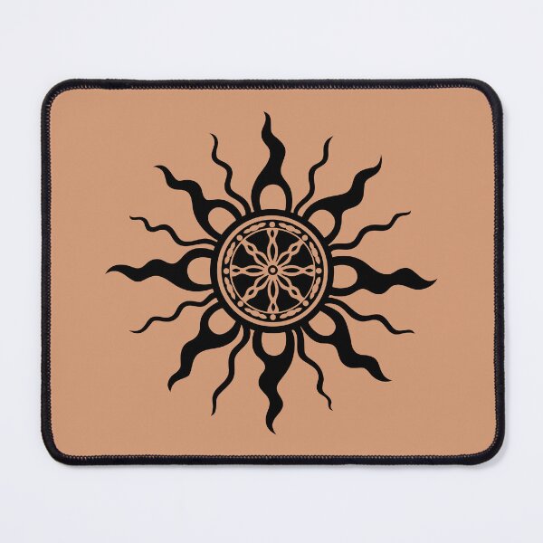 Item preview, Midsummer Sun Tribal Litha Pagan Art designed and sold by Christine Krahl.