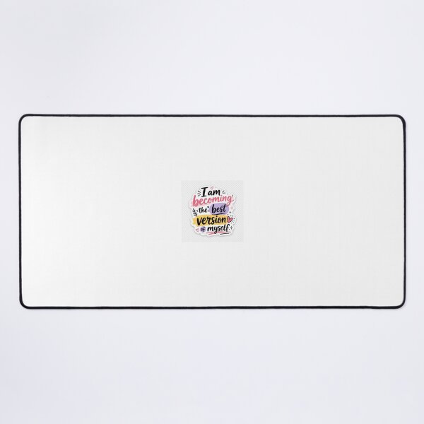 Item preview, I Am Becoming the Best Version of Myself ✨ | Positive Affirmation Sticker | Motivational Quote PNG | Self Love Aesthetic Sticker designed and sold by DigiAuraStudio.