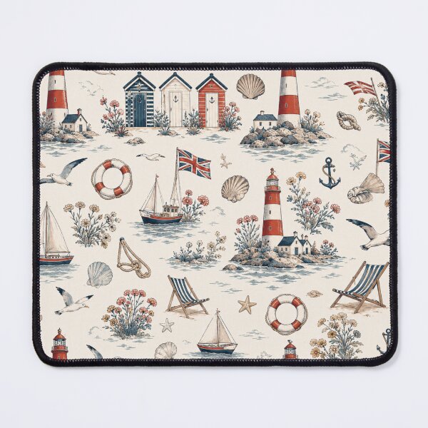 Item preview, British Coastal Pattern designed and sold by PamLeeDesign.