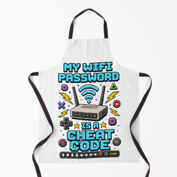 Item preview, My Wifi Password Is A Cheat Code Pixel Art designed and sold by RetroPixel Apparel.