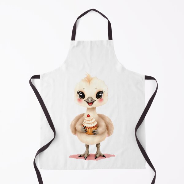 Item preview, Cute Baby Emu Holding a Cupcake designed and sold by Passionread.