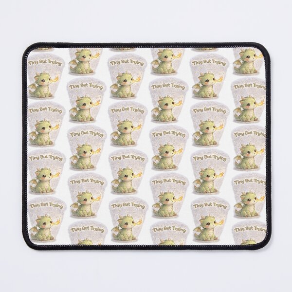 Item preview, Tiny Dragon – Tiny But Trying | Cute Motivational Dragon designed and sold by Clothes With Smiling Animals Walt Gral.