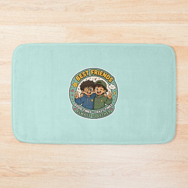 Item preview, Best Friends Always Together Cute Cartoon Sticker designed and sold by Digital_products_0111.