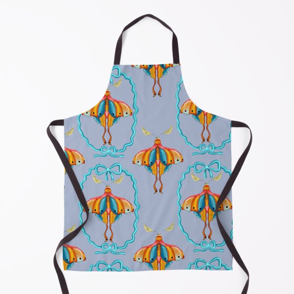 Item preview, Dreamy Cottagecore Floral Pattern | Colorful Boho Moth Art designed and sold by VirtuallyCreativ .