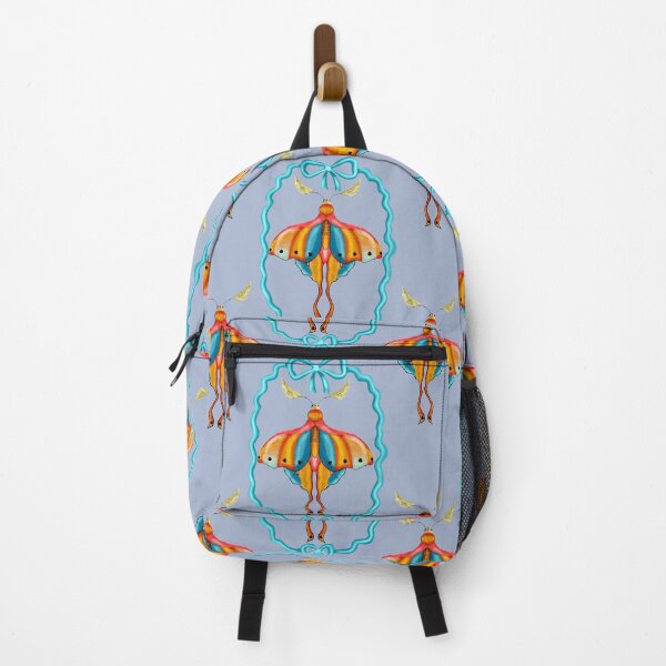 Item preview, Dreamy Cottagecore Floral Pattern | Colorful Boho Moth Art designed and sold by VirtuallyCreativ .