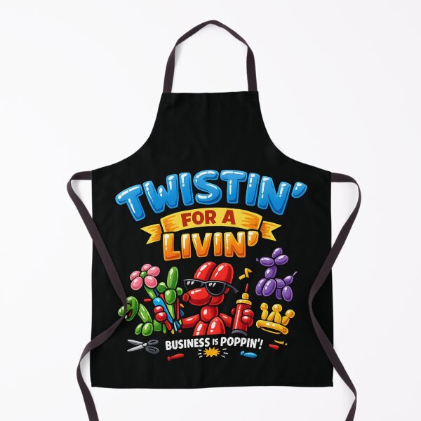 Item preview, Twistin’ For A Livin’ - Balloon Artist Funny Balloon Modeling designed and sold by SidTastic .