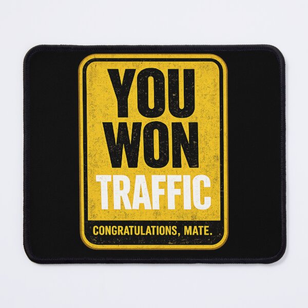 Item preview, You Won Traffic - Big Ute Design designed and sold by Spiralite.