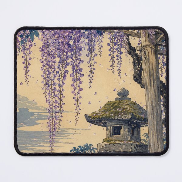 Item preview, Wisteria Veil - Vintage Japanese Flower Ukiyo-e Woodblock  designed and sold by bapupa.