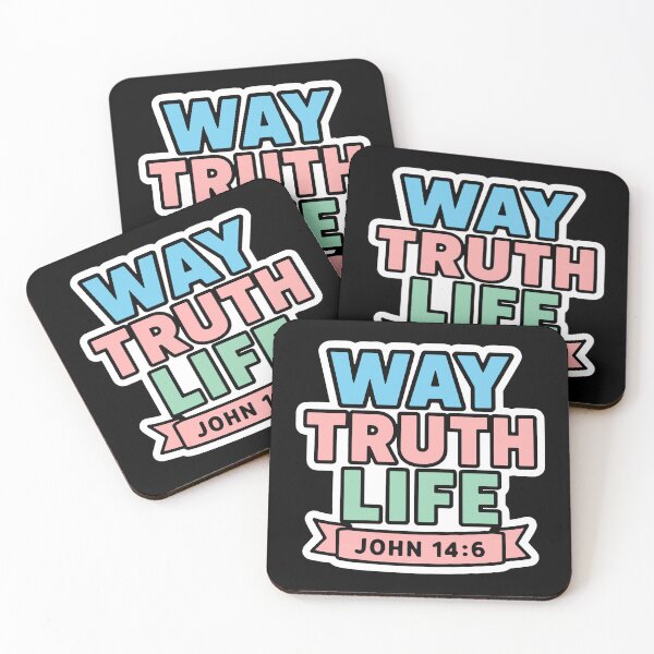 Item preview, John 14:6 Way Truth Life designed and sold by plushism.