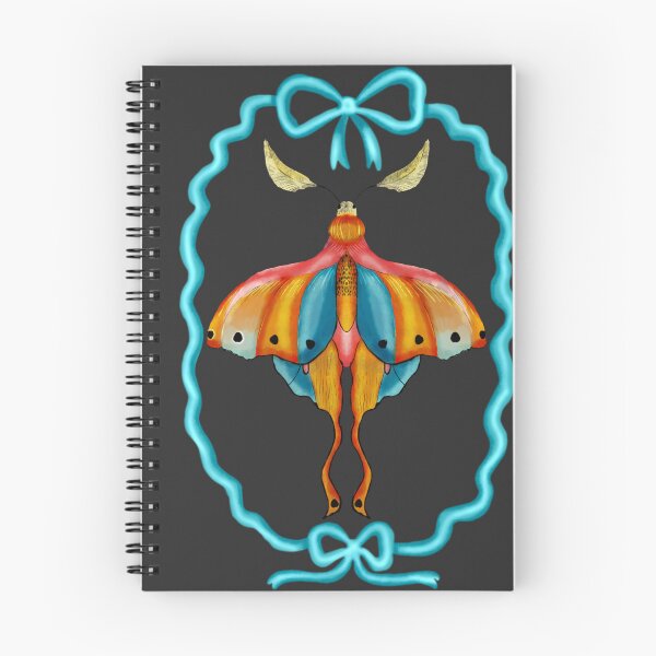 Item preview, Dreamy Cottagecore Floral Pattern | Colorful Boho Moth Art designed and sold by VirtuallyCreativ .