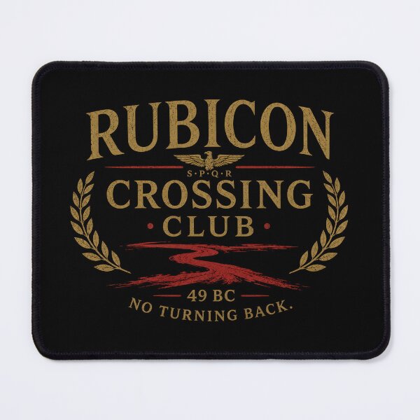 Item preview, Rubicon Crossing Club Roman History Parody designed and sold by Retr0Tshirts.