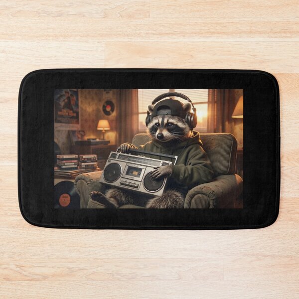 Item preview, Retro Raccoon: Lo-Fi Beats & 80s Synthwave designed and sold by Wild Hare.