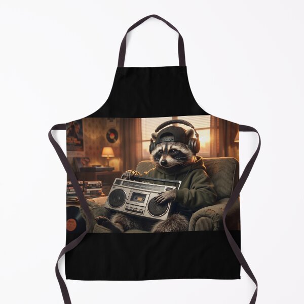Item preview, Retro Raccoon: Lo-Fi Beats & 80s Synthwave designed and sold by Wild Hare.