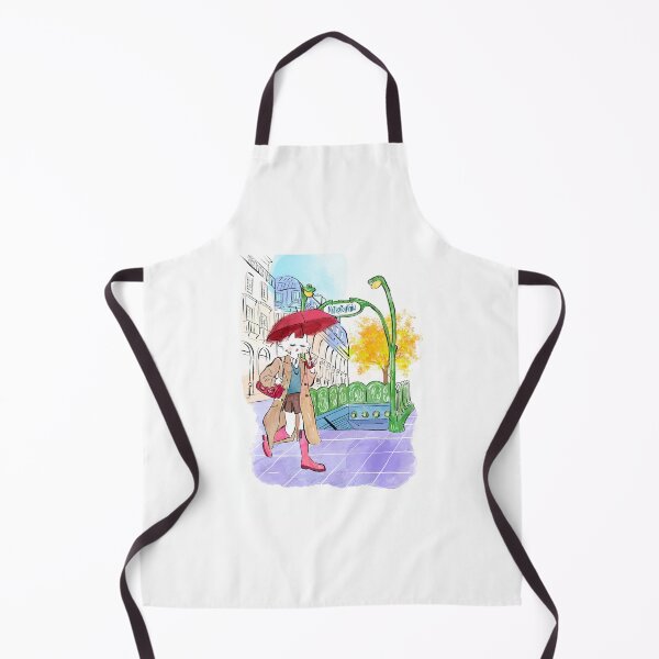 Item preview, Paris Cat Under Red Umbrella designed and sold by AeronCreative.