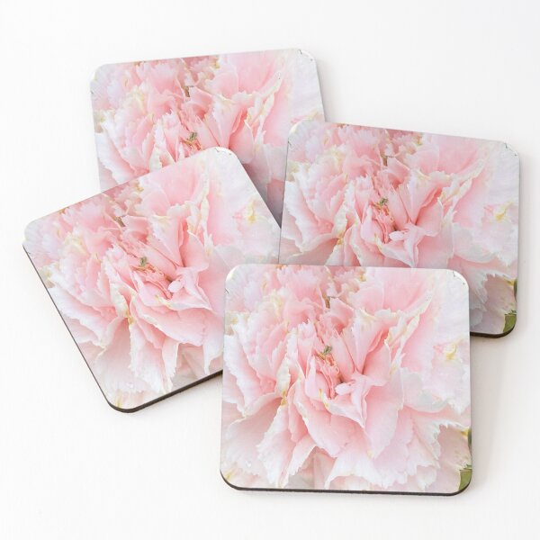 Item preview, Soft Pastel Pink Carnation Bloom and Buds Cutout designed and sold by BalkanBloom.