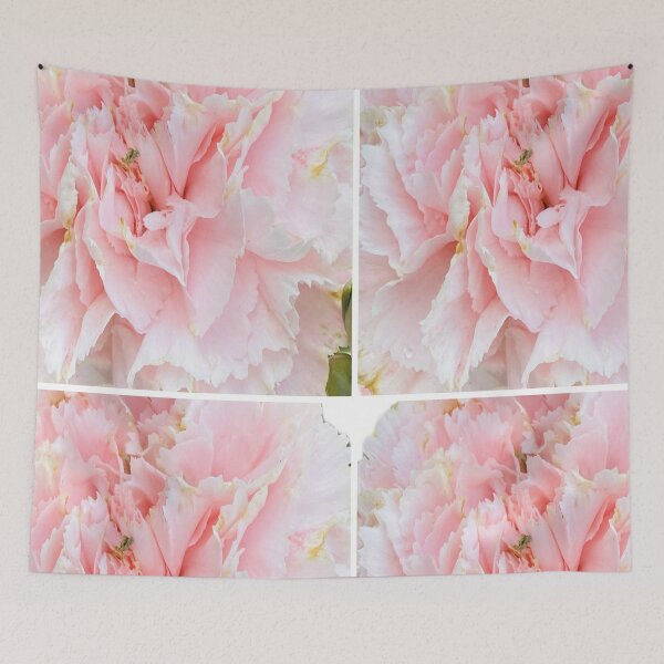 Item preview, Soft Pastel Pink Carnation Bloom and Buds Cutout designed and sold by BalkanBloom.