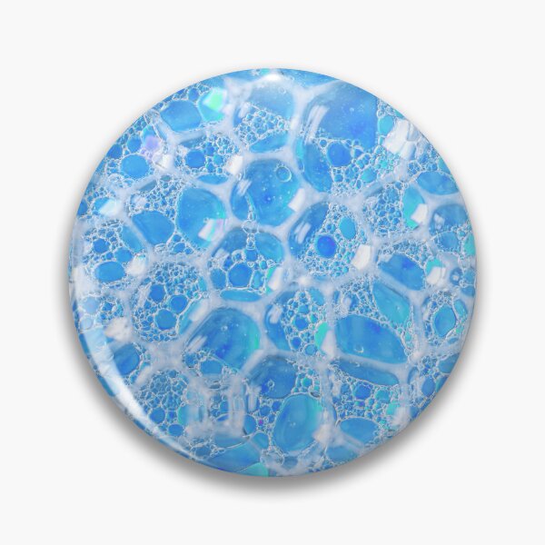 Item preview, Neon Blue Water Bubbles Abstract Texture designed and sold by MariaAbaza.