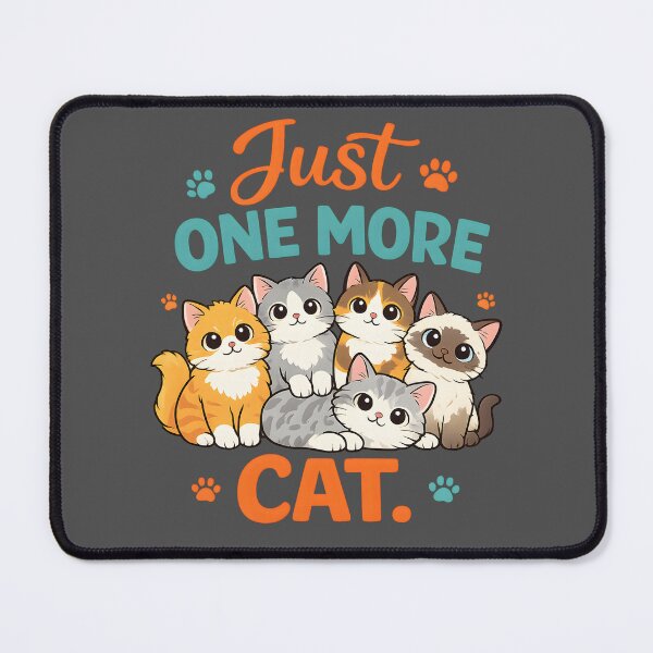 Item preview, Just One More Cat – Cute Kawaii Cat Lover Design designed and sold by blankTeeShirt.