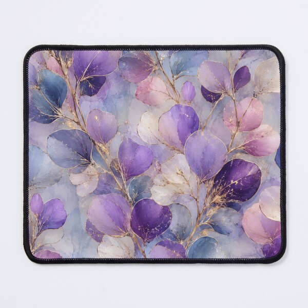 Item preview, Purple ,pink,blue and white leaves in gold stem designed and sold by Heaven1111.