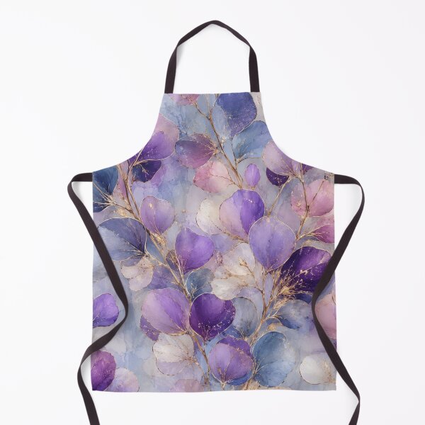 Item preview, Purple ,pink,blue and white leaves in gold stem designed and sold by Heaven1111.