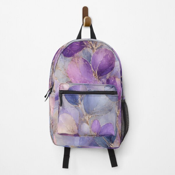 Item preview, Purple ,pink,blue and white leaves in gold stem designed and sold by Heaven1111.